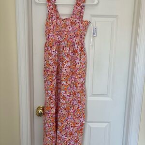 Old Navy Fit & Flare Smocked Midi Dress